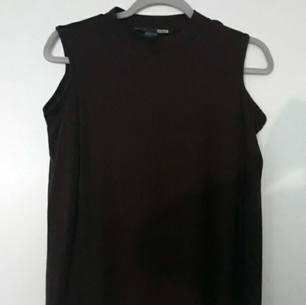 Dark Plum Cold Shoulder Top